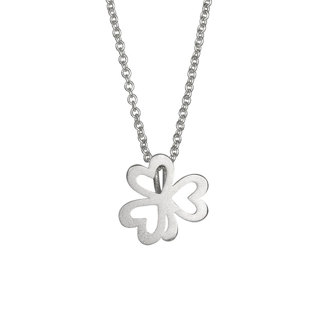 Four Leaf Clover Necklace Lucky Shamrock Pendant Charm Necklace Faith Hope Love Lucky Necklace for Women Girls Personalized Jewelry Gift