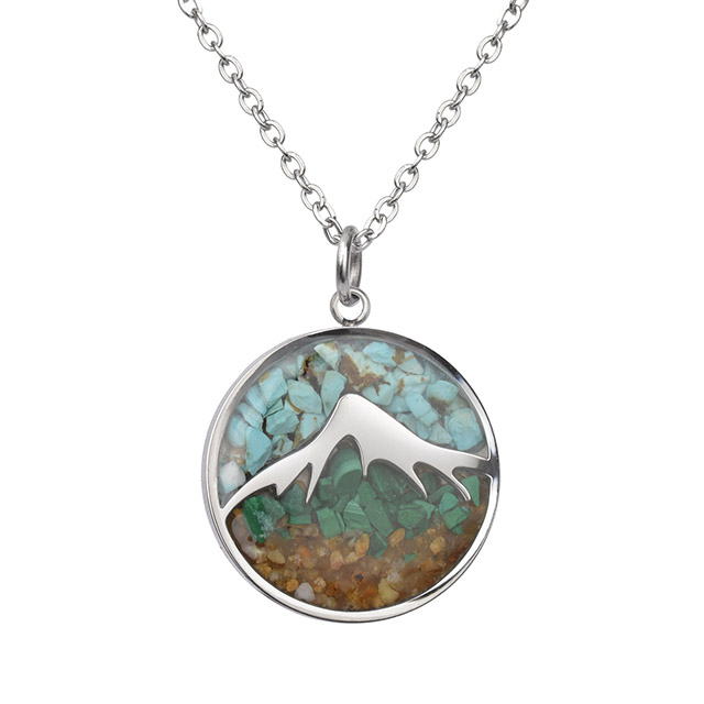 Studded Mountain Range Necklace Gold – Roost Gift & Home Collection
