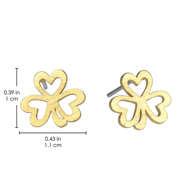 Four Leaf Clover Earring Lucky Shamrock Pendant Charm Earring Faith Hope Love Lucky Earring for Women Girls Personalized Jewelry Gift 