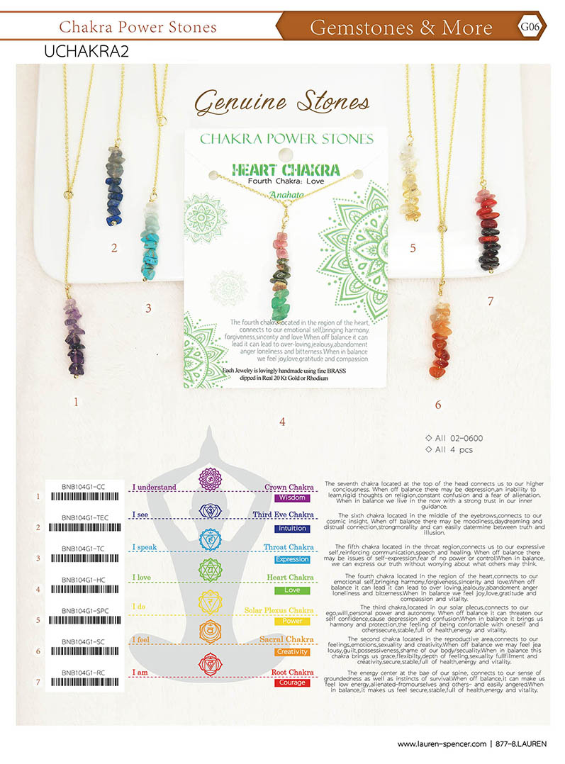 2-Chakra Power Stones HK 797