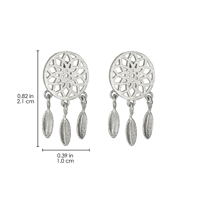 Dream Catcher Earring for Women Feather Pendant Earrings