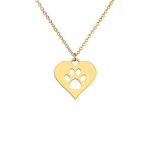 Cat Paw Necklace Cute Animal Necklace Dainty Paw Print Pendant Necklace Cat Themed Memorial Necklace Jewelry for Women and Girls Pet Lovers Cat Mom Gifts.