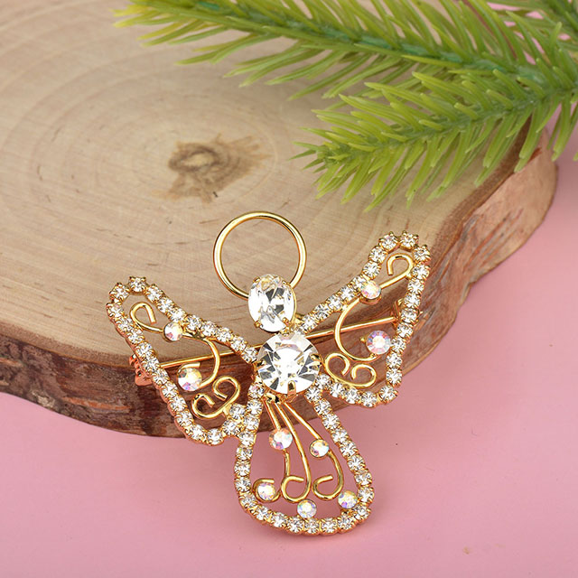 Guardian Angel Pins Christmas Brooches