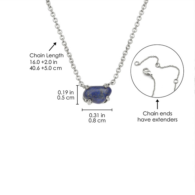Dainty Gemstone Cats Eye Stone Lapis Lazuli Rose Quartz Turquoise Necklace 