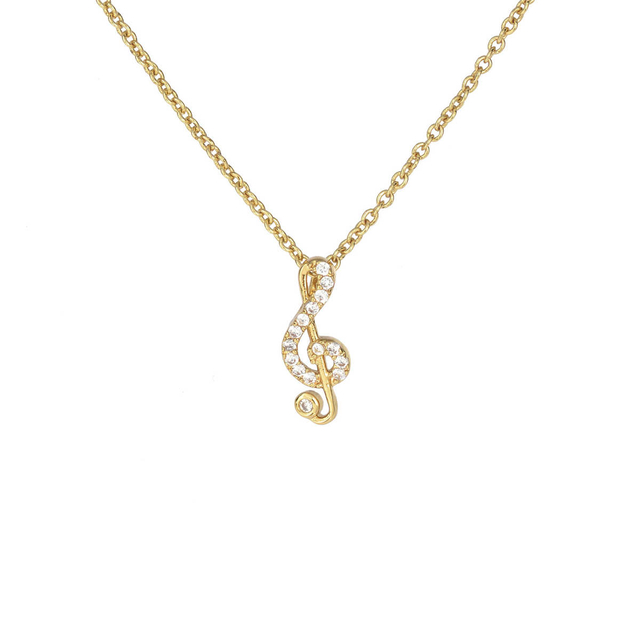 Music Symbol Pendants Necklace For Spirits