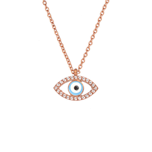 Hamsa and eye necklace for girl women gold silver Plated Zircon Jewelry gifts warding off the mystic malevolent forces of he world. Bring me good karma.