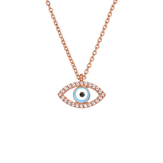Hamsa and eye necklace for girl women gold silver Plated Zircon Jewelry gifts warding off the mystic malevolent forces of he world. Bring me good karma.