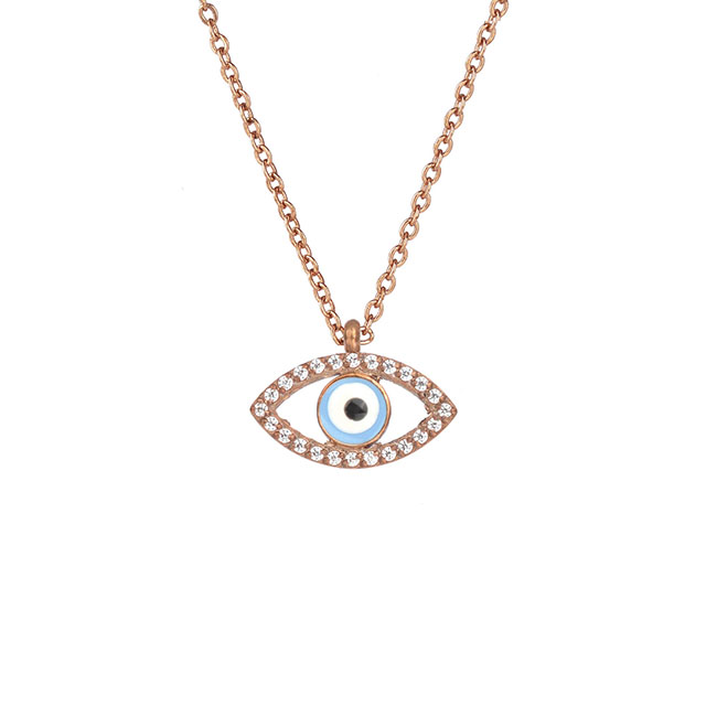 Hamsa and eye necklace for girl women gold silver Plated Zircon Jewelry gifts warding off the mystic malevolent forces of he world. Bring me good karma.