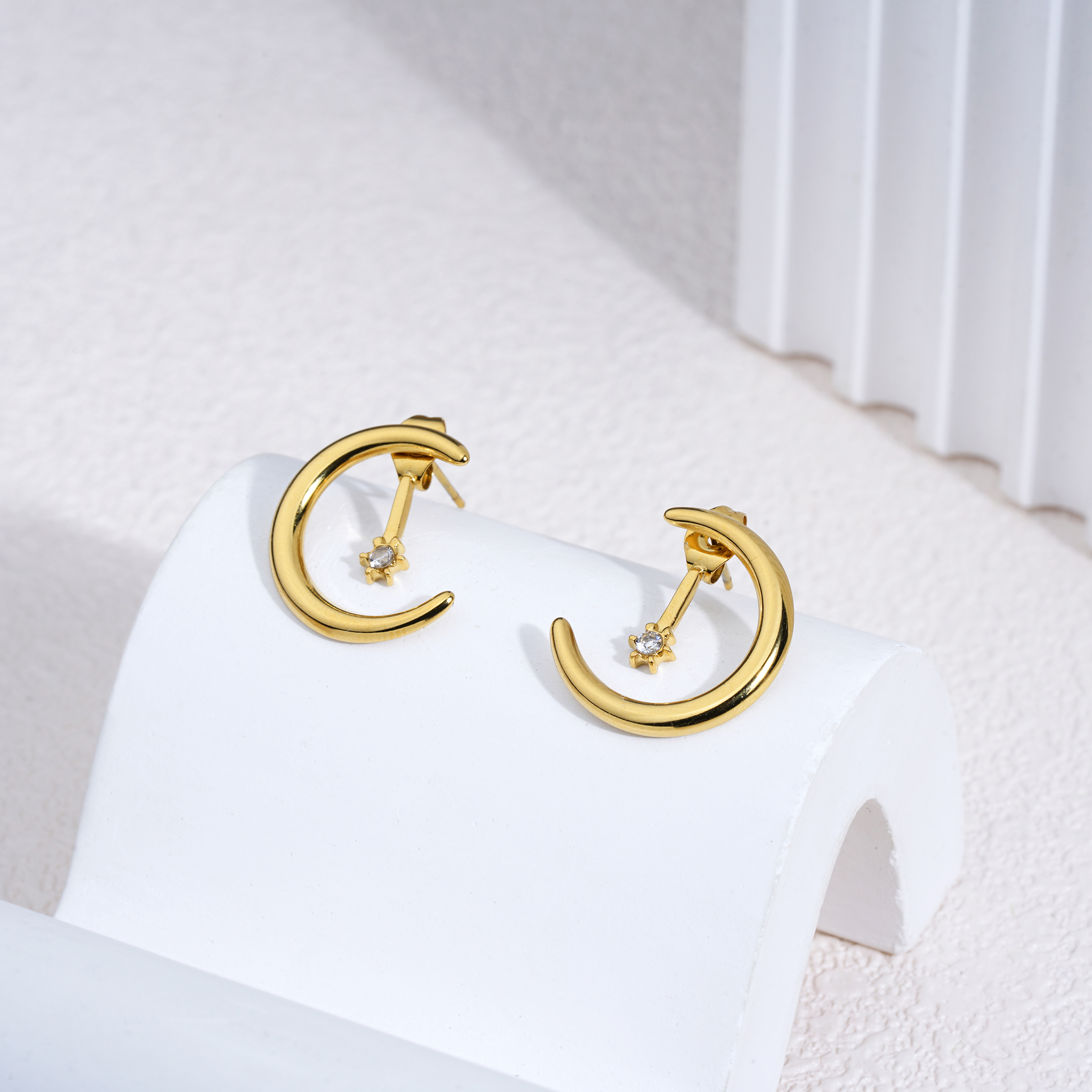 Sun and Moon Earring for Women Girls 