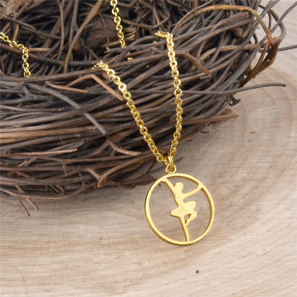Ballet Dancer Charm Necklace Personalized Gifts for Dancer Lover