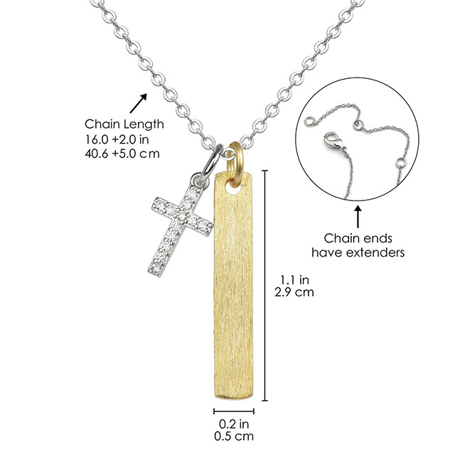 Cross Necklace for Women Gold Plated Faith Hope Love Believe Cross Pendant Necklace Guardian for Women Girls Religious Jewelry Gifts