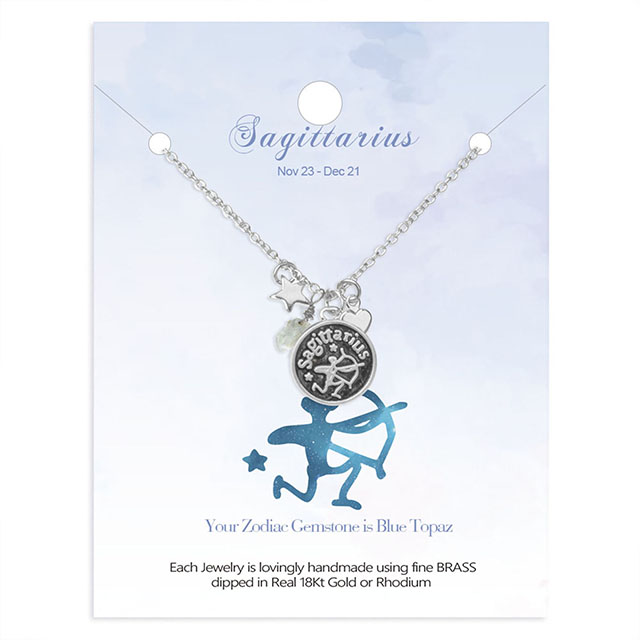Zodiac Necklace for Women Retro Constellation Astrology Necklace Pendant Round Disc Gemstone Heart Star Charms Zodiac Sign Necklaces