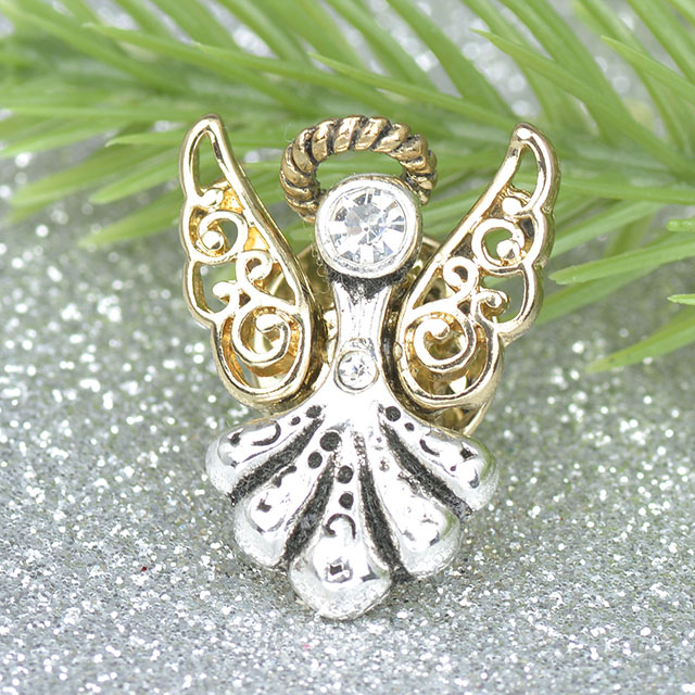 Guardian Angel Pins Christmas Brooches