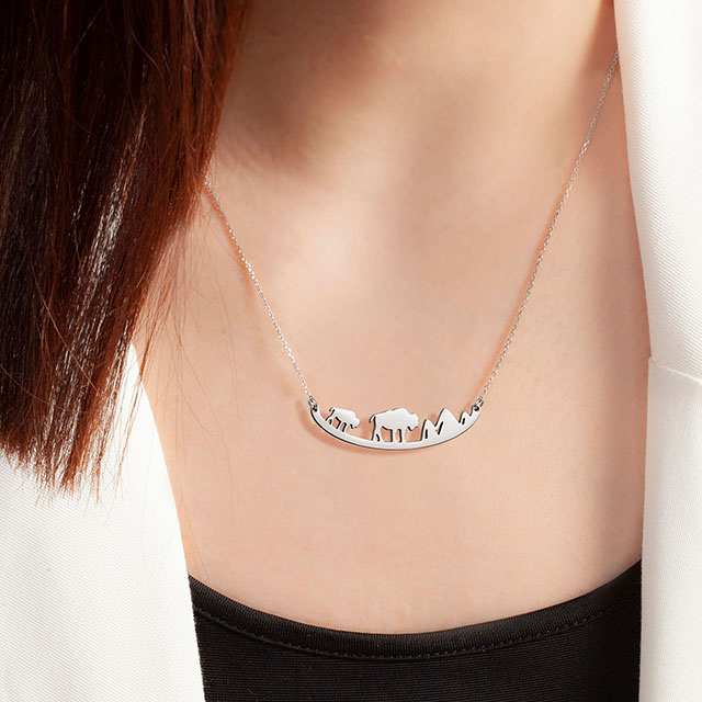 Wholesale Stainless Steel Animals Pendant Necklace Design Style