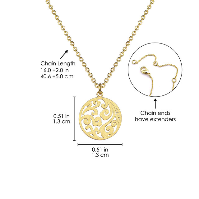 Wave Necklace Silver Plated Ocean Wave Necklace Circle Pendant Dainty Beach Choker Necklaces for Women Teen Girls Surfer Jewelry Gifts Boho Summer Necklace