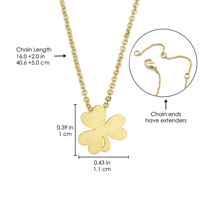 Four Leaf Clover Necklace Lucky Shamrock Pendant Charm Necklace Faith Hope Love Lucky Necklace for Women Girls Personalized Jewelry Gift