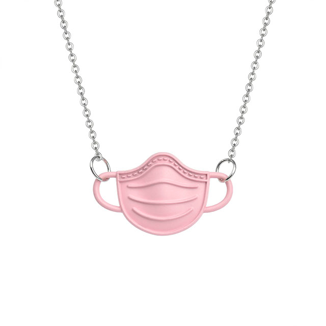 Face mask necklace jewelry gift