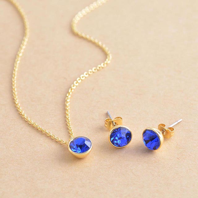 Birthstone Necklance for Women Girls Hypoallergenic Gold Plated Cubic Zirconia Gemstone Necklance Created Garnet Amethyst Necklance 