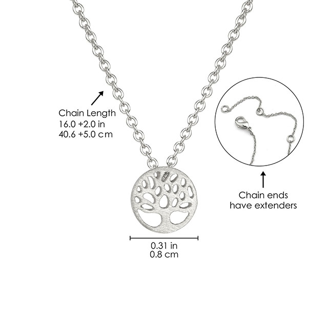 Tree of Life Necklace for Women Silver Plated Tree of Life Necklace Pendant Family Tree Jewelry for Women Girls Mom Wife Girlfriend Necklaces 