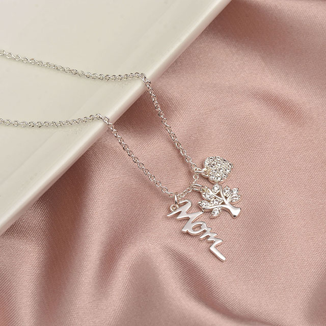 Daughter Necklace from Mother Father To My Daughter Chain Necklace with Inspirational Love Heart Pendant Charm Necklace Birthday Gifts from Mom or Dad