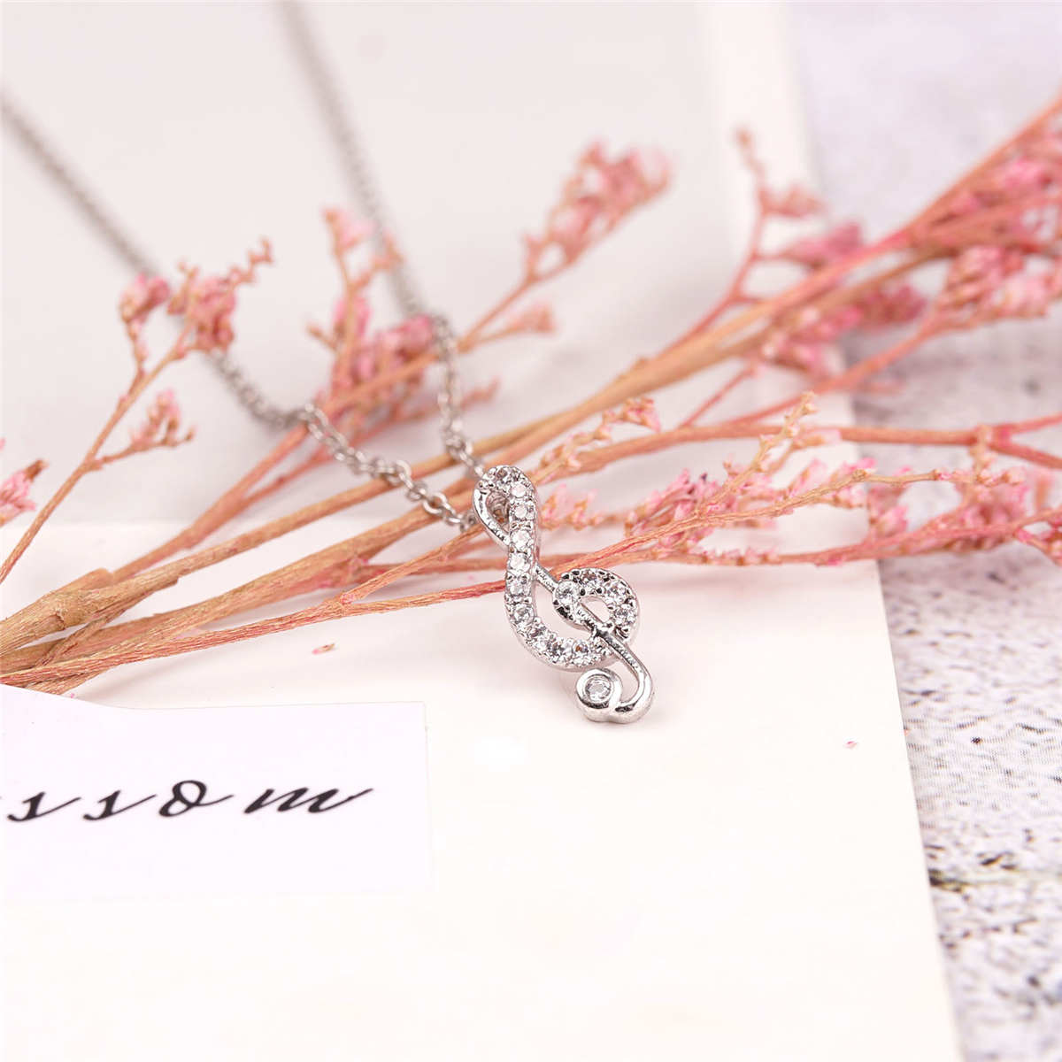 Music Symbol Pendants Necklace For Spirits
