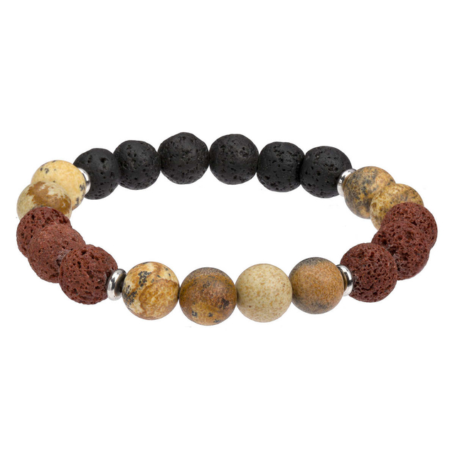 Aromatherapy And Essential Oil Bracelets Lava Stone Picture Jasper