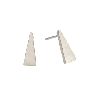 Geometric earrings triangle earrings, gold, silver, and rose gold. Fashionable women's earrings. 