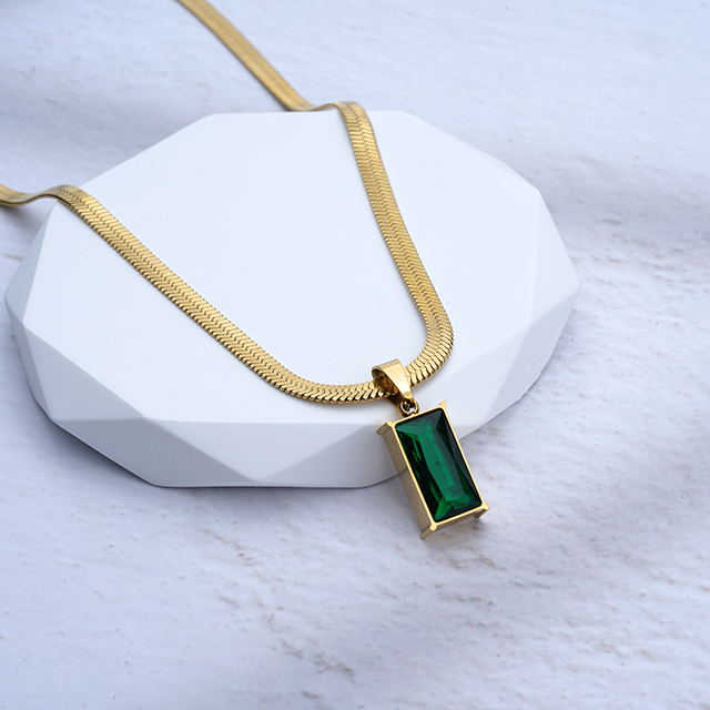 Custom Stainless Steel Jewelry Snake Chain Trendy Necklaces 