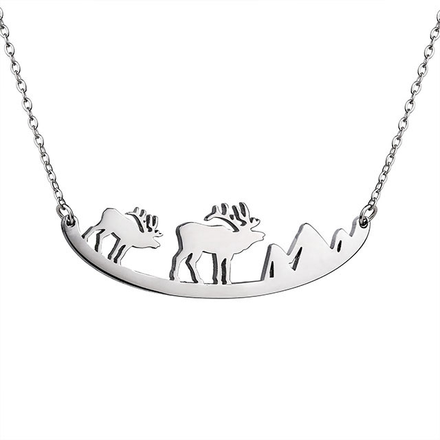 Wholesale Stainless Steel Animals Pendant Necklace Design Style
