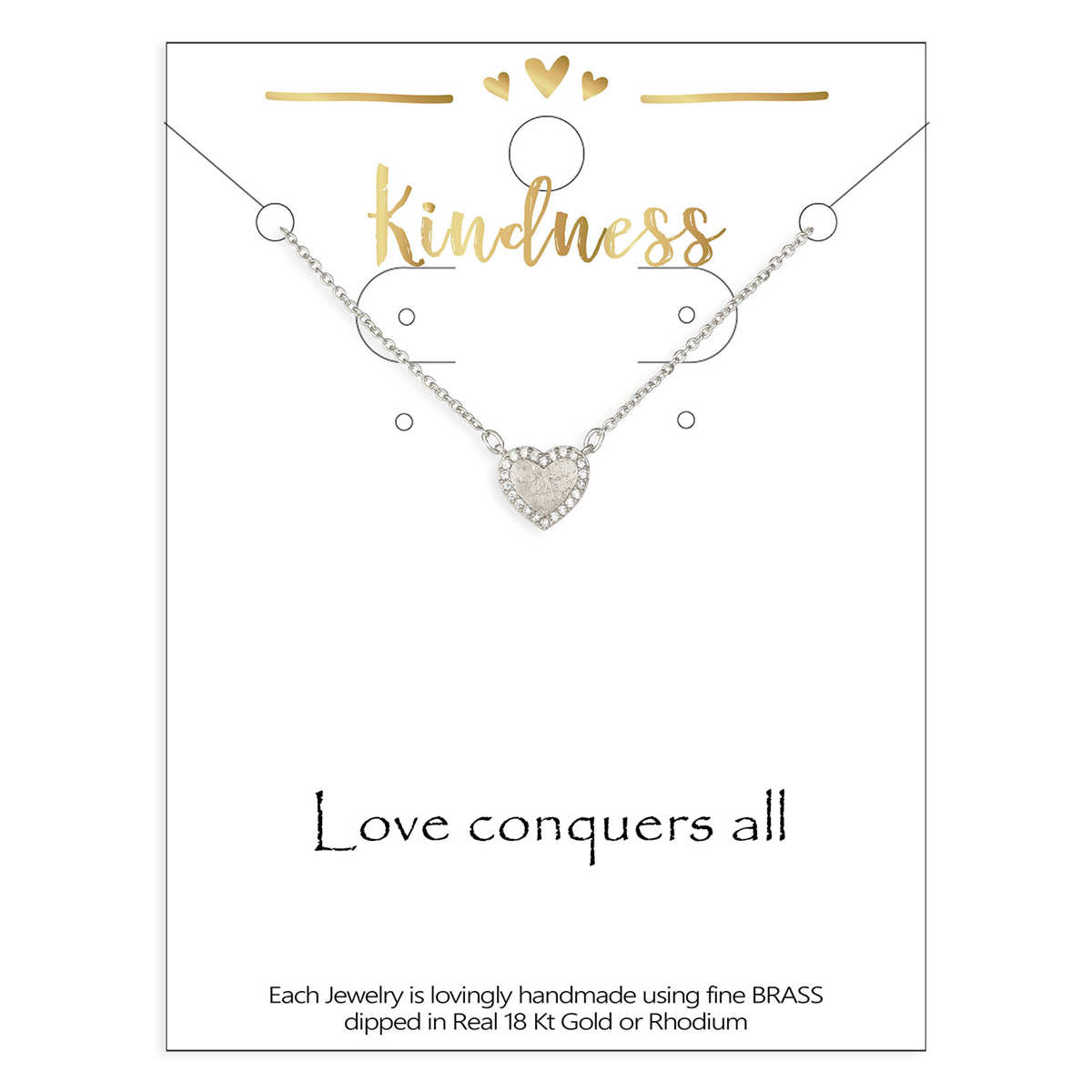 Geometric Heart Earrings W/CZ Love Necklace