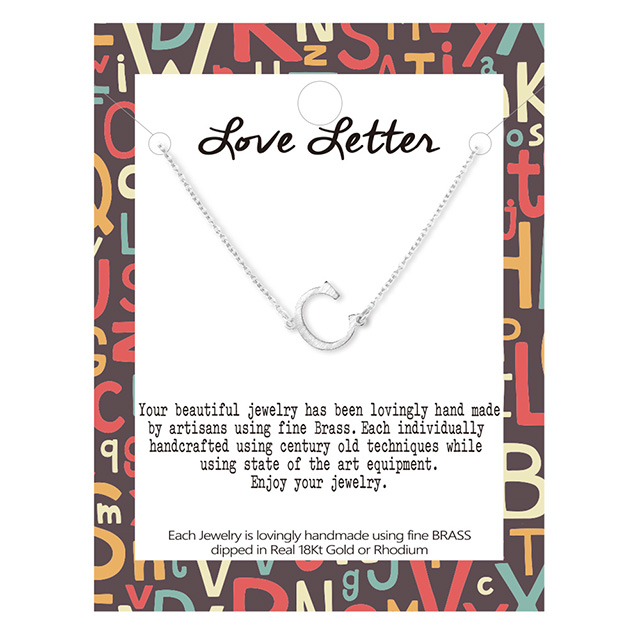 Dainty Tiny Initial Necklace A-Z Alphabet Letter Pendant 