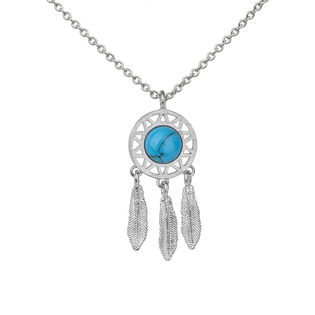 Dream Catcher Necklace for Women Feather Pendant Charm Dream Catcher Necklaces for Women Girls Birthday Jewelry Gifts.