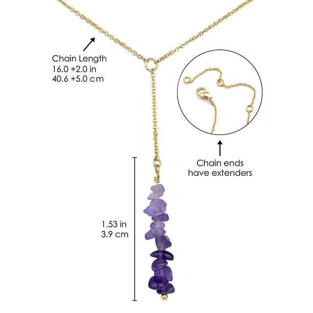 Gemstone Necklaces for Women Gold Plated Crystal Stone Beaded Necklace Pendant Dainty Choker Necklaces for Girls Jewelry Gift