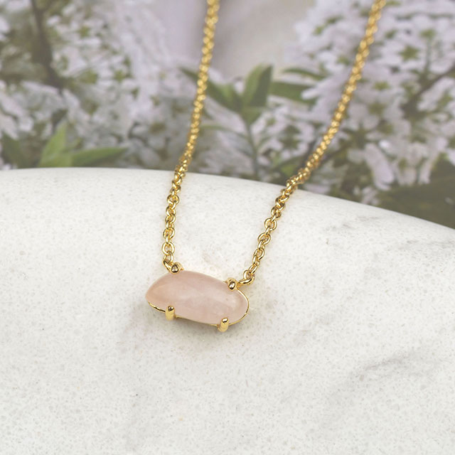 Cats Eye Stone Lapis Lazuli Rose Quartz Turquoise Pendant Dainty Gemstone Necklaces 